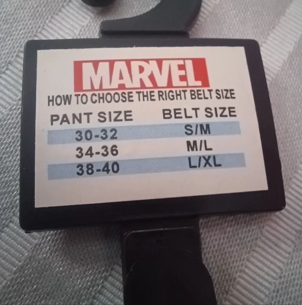 MARVEL Belt Size 30-32 Multi-Hero Breakthru BRAND-NEW w/tags